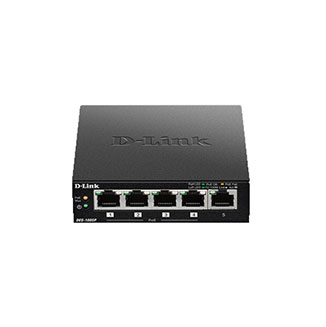 D-Link DES-1005P 5-Port 10/100 base -tx with one port POE unmanaged switch