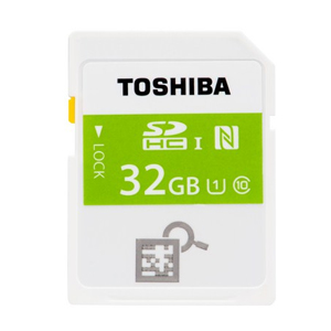 Toshiba 32GB NFC UHS-1 SDHC  class10 memory card