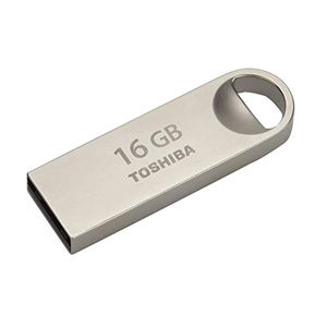 Toshiba U401 Owahri 16GB silver metal usb flash drive