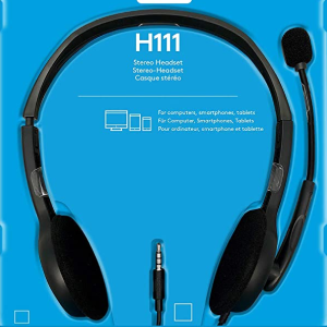 | Business Logitech TECH PURE Headset Wired H111 Stereo