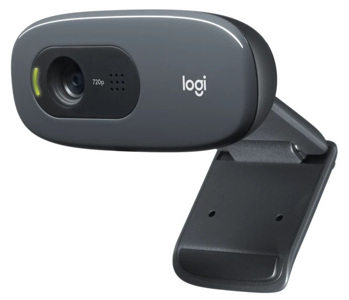 Logitech C270 HD Webcam, 720p Video with Noise