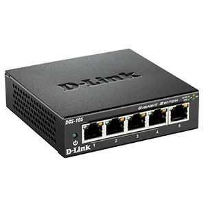 D-Link DGS-105 5-PORT 10/100/1000M UNMANAGED SWITCH