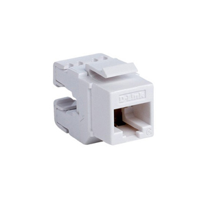 D-link Cat6 UTP 180 Punch Down Keystone Jack  - White (NKJ-C6WHI1B21)