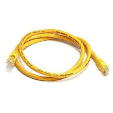 D-link Cat6 UTP 24 AWG PVC Round Patch Cord - 1 Meter - Yellow (NCB-C6UYELR1-1)