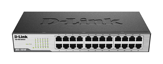 D-link DES-1024D 24 Port Unmanaged Ethernet Desktop Switch