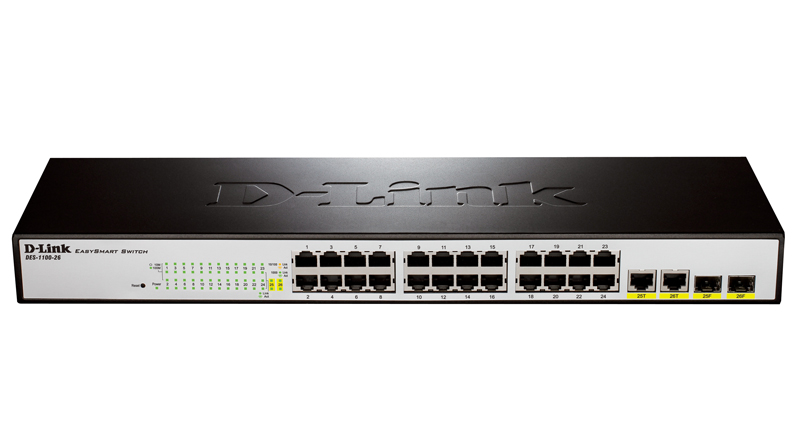 D-link DES-1100-26 24 FE ports + 2 Combo SFP EasySmart Switch