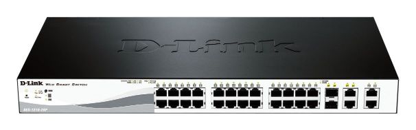 D-link DES-1210-28P Managed 24 Port 4 port SFP PoE Smart Managed Switch