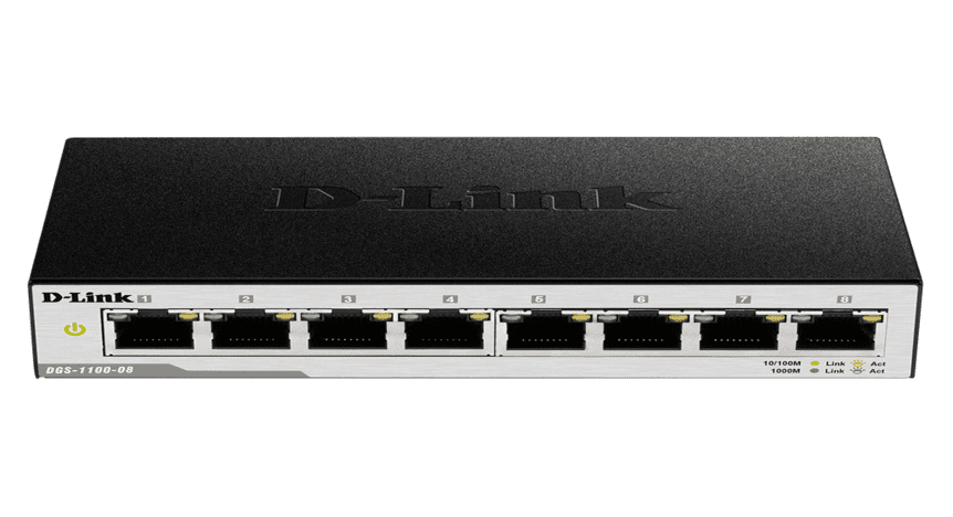 D-link DGS-1100-08 8-Port Gigabit Smart Managed Switch