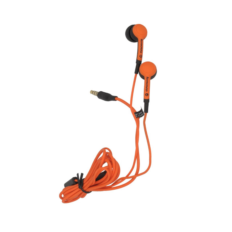 Lenovo in ear headset P165(Orange)