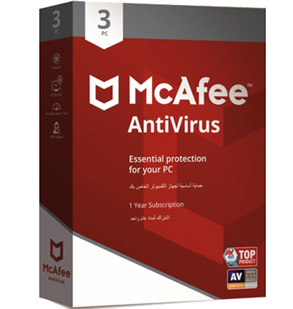 McAfee Antivirus 3 Devices