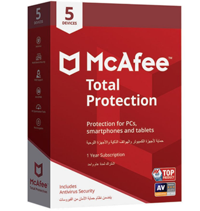 McAfee Total Protection 5 Devices