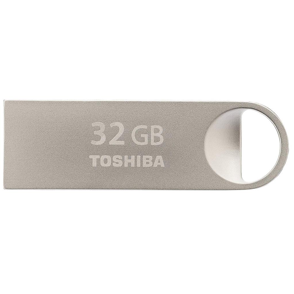 TOSHIBA U401 OWAHRI 32GB SILVER METAL USB FLASH DRIVE
