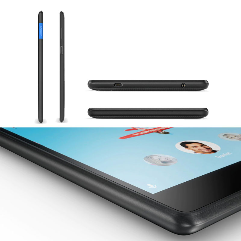 Lenovo Tab E7 Tablet - 7", 8GB, 1GB RAM, WI-FI + 3G + Voice Calling, Slate Black-puretech