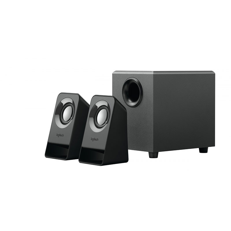 Logitech Multimedia Compact Speaker System Z211 2.1 Stereo Speakers with Subwoofer-pure tech