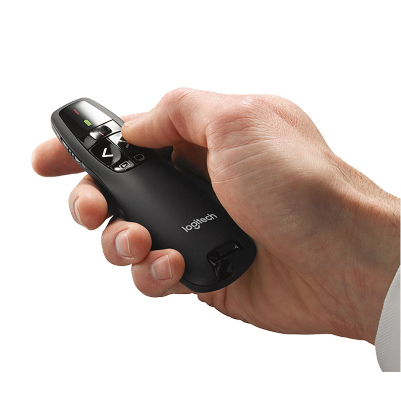 Logitech R400 Wireless Presentation Remote with Laser Pointer-pure-tech