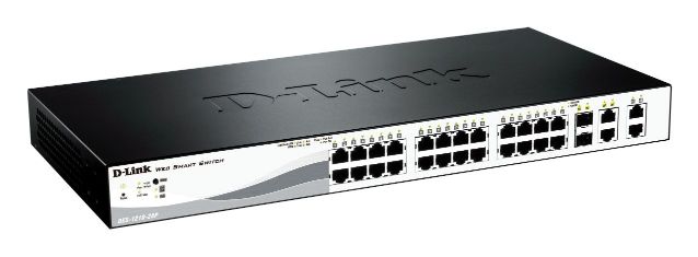 D-link DES-1210-28P Managed 24 Port 4 port SFP PoE Smart Managed Switch-pure-tech