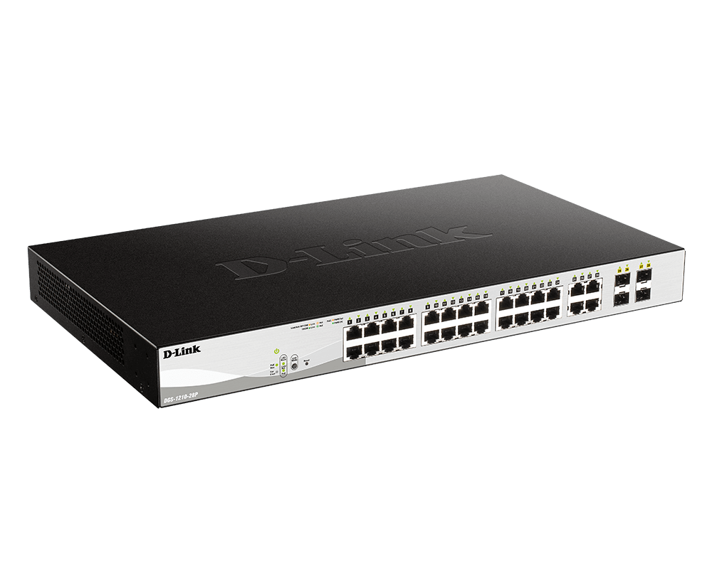 D-link DGS-1210-28 24 PORT GIGABIT 4 SFP PORTS SMART MANAGED SWITCH