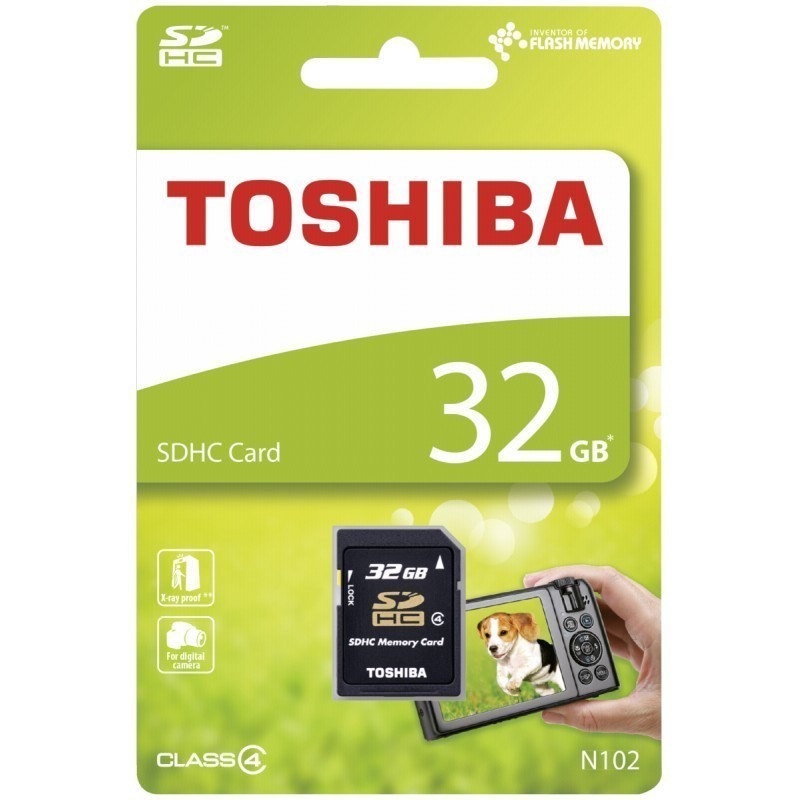 Toshiba High Speed N102 32GB SD Memory Card Class 4 