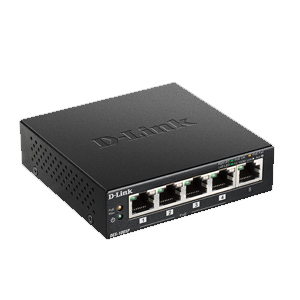 D-Link DES-1005P 5-Port 10/100 base -tx with one port POE unmanaged switch pure tech