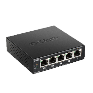 D-Link DES-1005P 5-Port 10/100 base -tx with one port POE unmanaged switch pure tech