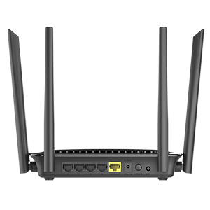 D-Link DIR-1210 Wireless AC 1200 Dual Band (11a/b/g/n/ac) Router, 4 x Ethernet ports, 4 external antennas, Dual Access PPPoE 